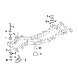 Body Mount Cushion Bolt